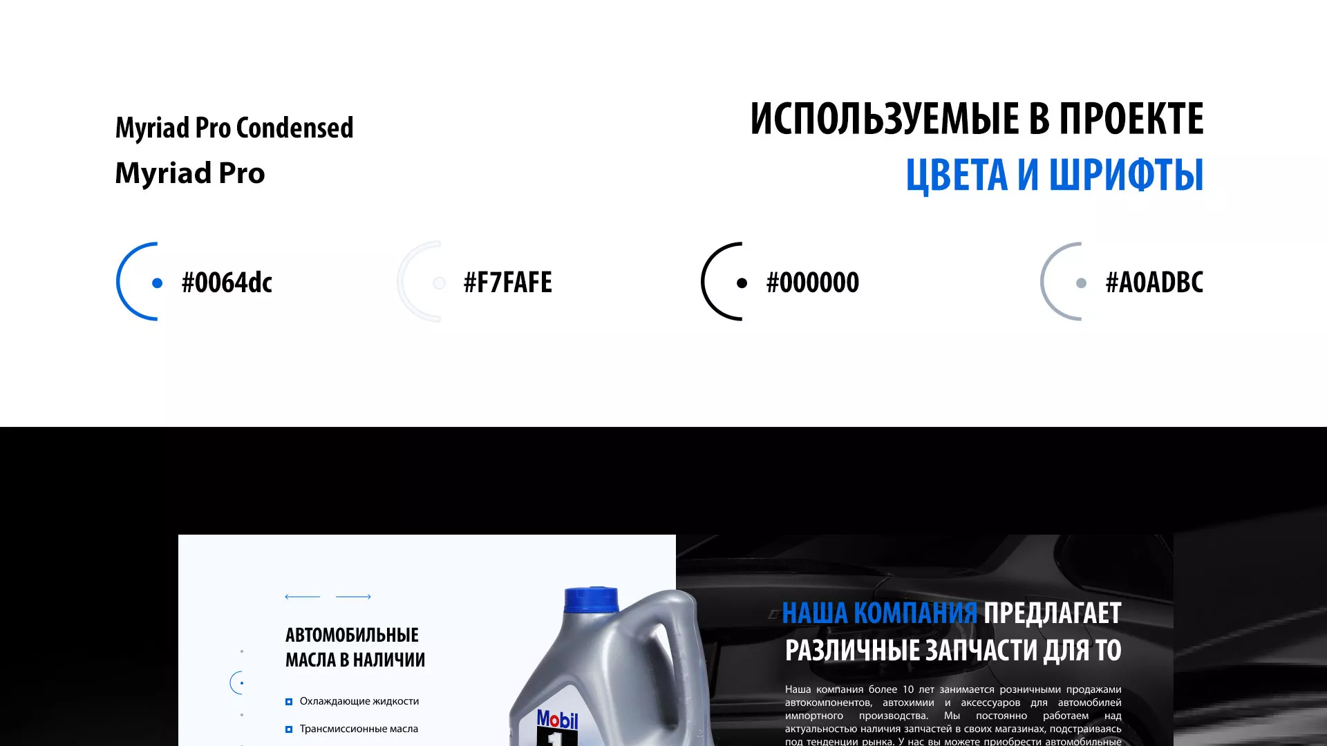Разработка сайта магазина автозапчастей «М7» в Ломоносове